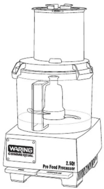 Waring Commercial WFP14SC - Small pusher - 1
