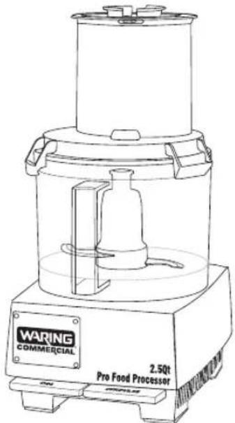 Waring Commercial WFP14SC - Empujadorklepto - 1