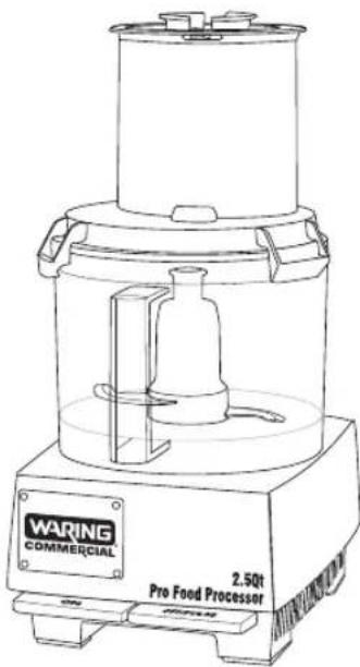 Waring Commercial WFP11S - Petit poussoir - 1