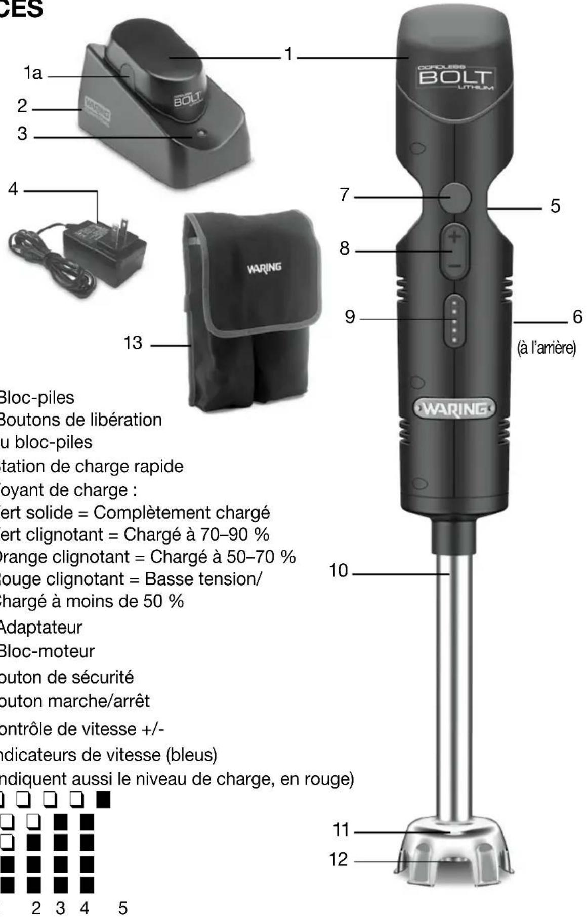 Waring Commercial WSB38X - PIÈCES - 1