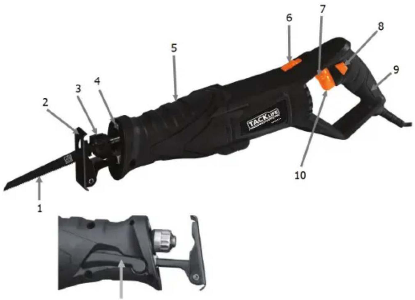 Tacklife RPRS01A - Componenti del prodotto - 1