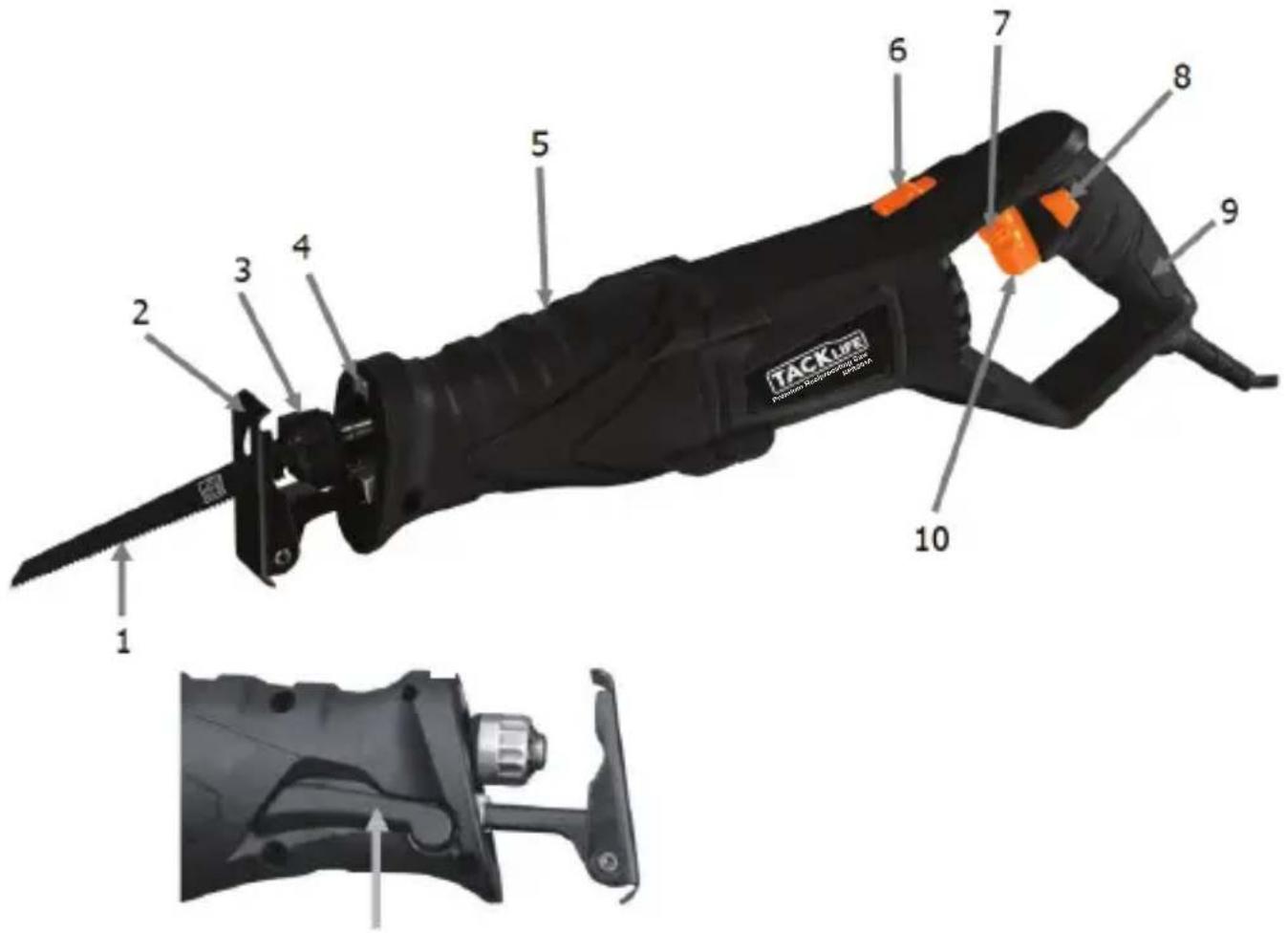 Tacklife RPRS01A - components del producto - 1
