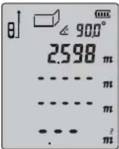 Tacklife S3100 - Medicion del area de la pared: - 1