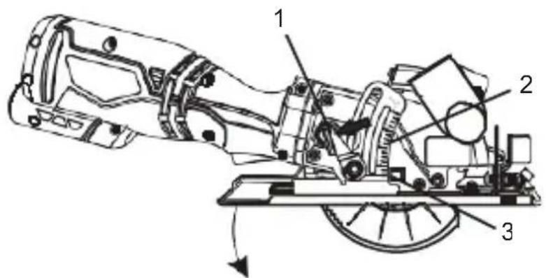 Tacklife TCS115A - SETTING THE CUTTING DEPTH - 1