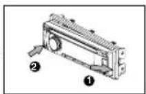 NORAUTO NS212 BT - Install detachable panel - 1