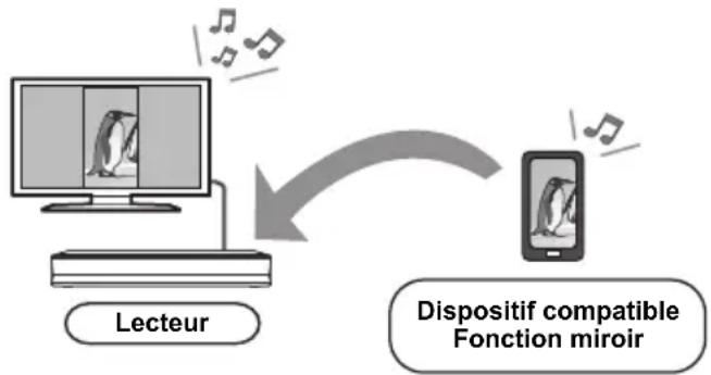PANASONIC DPUB320 - Utilisation de Fonction miroir - 1