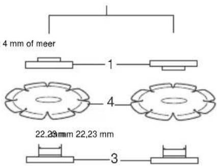 Maktec MT962 - Gebruik met doorslijpschijf/diamantschijf (los verkrijgbaar) (Fig. 8) - 5