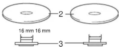 Maktec MT962 - Utilisation avec une meule de tronçonnage abrasive / diamantée (accessoire en option) (Fig. 8) - 2