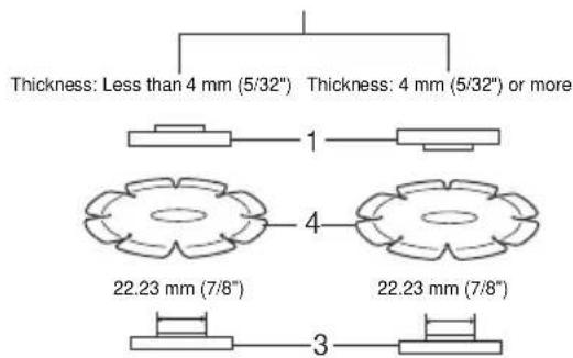 Maktec MT962 - Grinding and sanding operation (Fig. 7) - 4