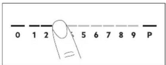 AEG IKE96654FB - Heat setting - 1