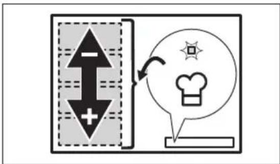 AEG IKE64471FB - Prawidłowe ustawienie naczynia: - 4