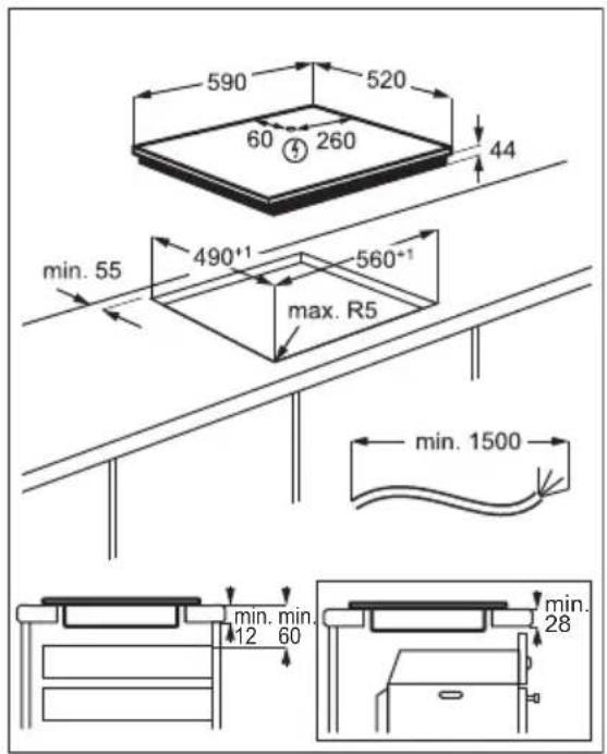 AEG IKE64471FB - Montage - 2