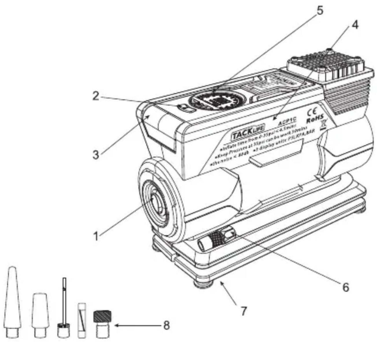 Tacklife ACP1C - Feature - 1
