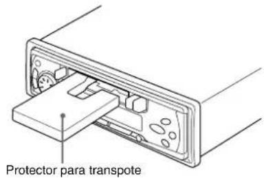 AIWA CTZ110 - Precaución sobre el protector para transporte - 1