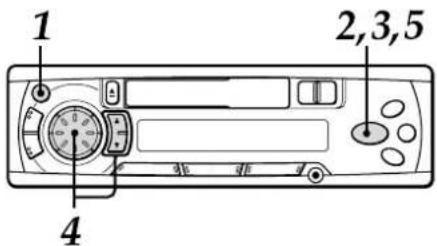 AIWA CTZ110 - SETTING THE CLOCK - 1