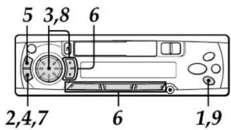 AIWA CTZ110 - FONCTION MES INFORMATIONS - 1