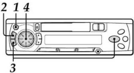 AIWA CTZ110 - Réglage de niveau sonore - 1