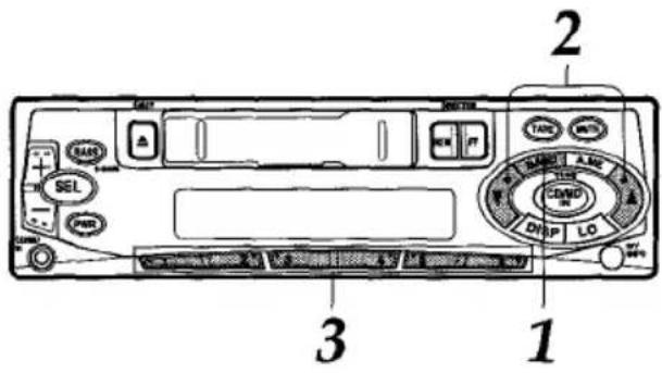 AIWA CTZ109 - Préglage manuel de stations - 1