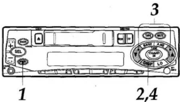 AIWA CTZ109 - AJUSTE DEL RELOJ - 1