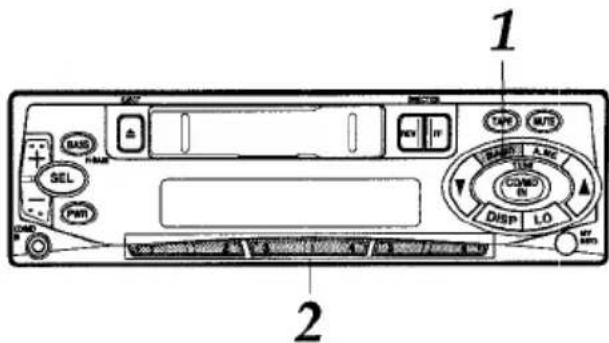 AIWA CTZ109 - To tune in the preset stations - 1