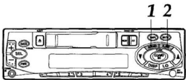 AIWA CTZ109 - PREREGLAGE DES STATIONS - 1