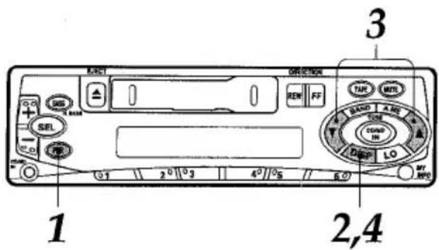AIWA CTZ109 - SETTING THE CLOCK - 1