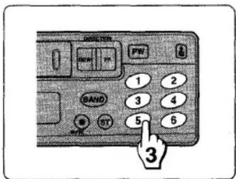 AIWA CTX417 - Programación manual de las estaciones - 3