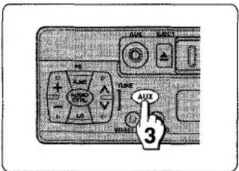 AIWA CTX417 - CONNECTING A PORTABLE CD PLAYER OR OTHER EQUIPMENT - 4