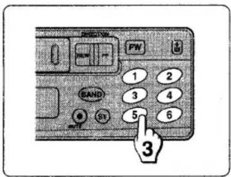 AIWA CTX417 - To preset stations manually - 3