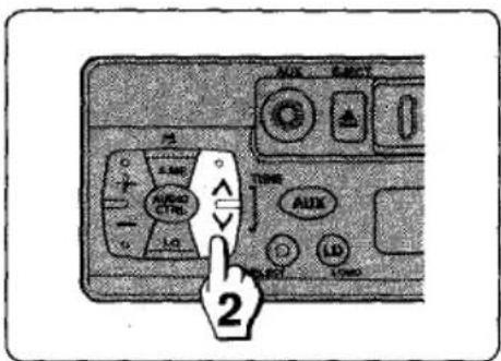 AIWA CTX417 - Préréglage manuel des stations - 2