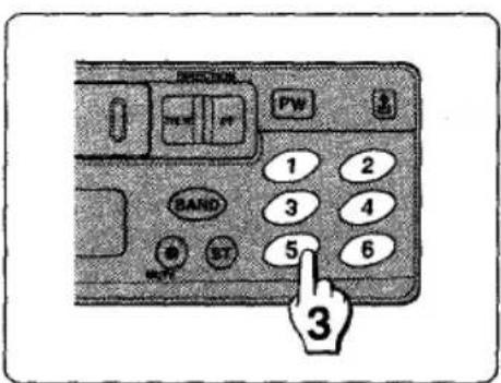 AIWA CTX417 - Préréglage manuel des stations - 3