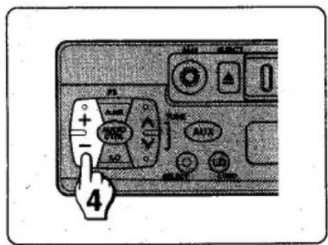 AIWA CTX417 - Presione (durante menos de 0,5 de segundo) - 1