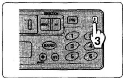 AIWA CTX417 - DETACHING THE CONTROL PANEL - 3
