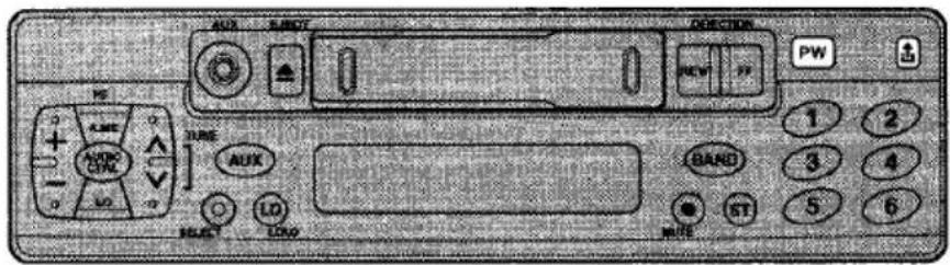 AIWA CTX417 - DESMONTAJE DEL PANEL DE CONTROL - 1