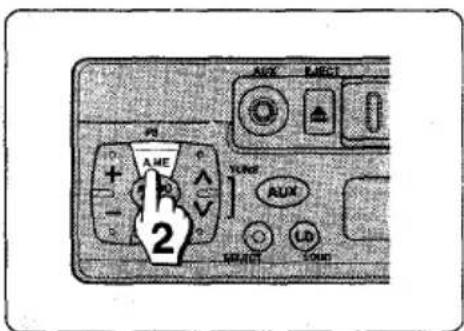 AIWA CTX417 - Pour prérégler automatiquement des stations (mémorisation automatique) - 2