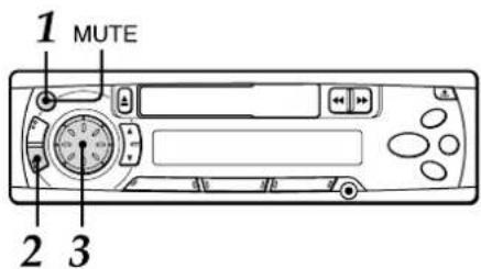 AIWA CTX410 - Botón MUTE - 1