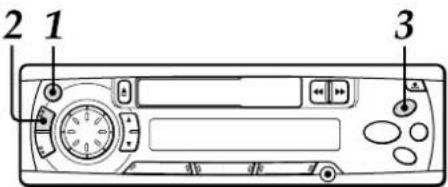 AIWA CTX410 - To preset stations automatically (Auto Memory) - 1