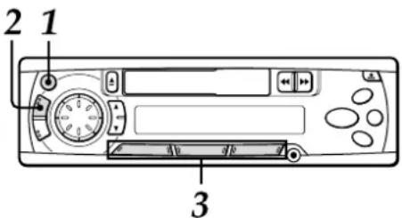 AIWA CTX410 - Accord d'une station préréglée - 1