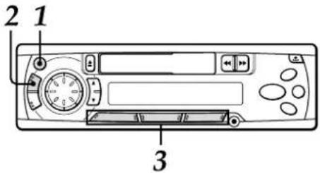 AIWA CTX410 - To tune in a preset station - 1