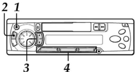 AIWA CTX410 - Programación manual de las estaciones - 1