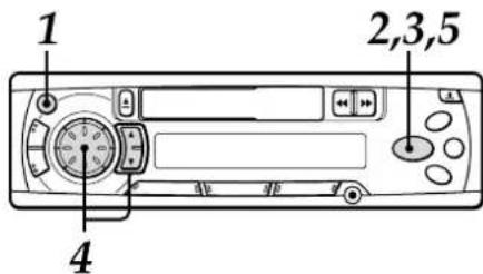 AIWA CTX410 - SETTING THE CLOCK - 1