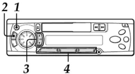 AIWA CTX410 - Préréglage manuel de stations - 1