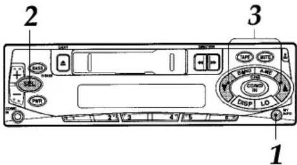 AIWA CTX409 - Ajuste del temporizador - 1