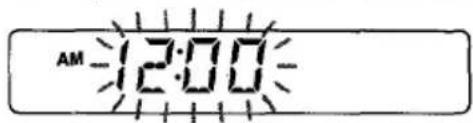 AIWA CTX409 - REGLAGE DE L'HORLOGE - 2