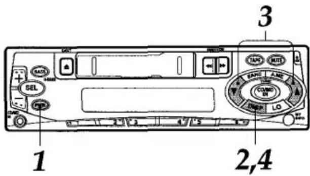 AIWA CTX409 - SETTING THE CLOCK - 1