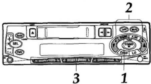 AIWA CTX409 - To preset stations manually - 1