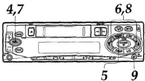 AIWA CTX409 - FONCTION MES INFORMATIONS - 1