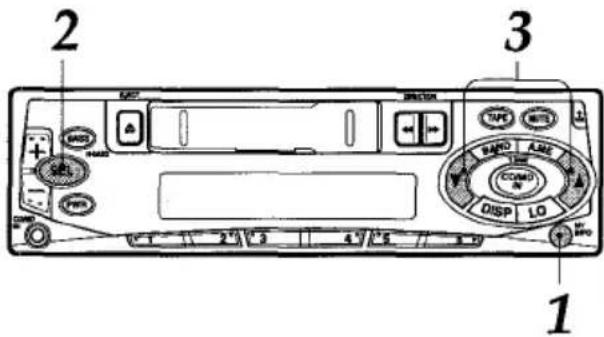 AIWA CTX409 - Réglage de la minuterie - 1