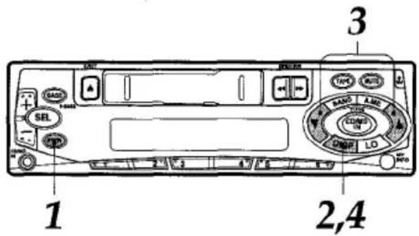AIWA CTX409 - REGLAGE DE L'HORLOGE - 1