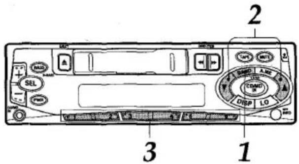 AIWA CTX409 - Programación manual de las estaciones - 1